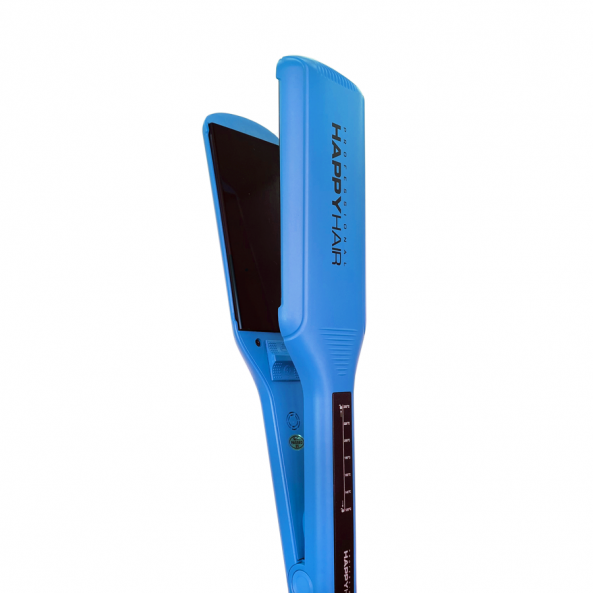 Утюжок титановые пластины Happy Hair Soft Touch Синий